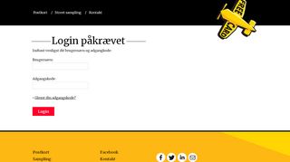 
                            3. Login påkrævet - Freecard