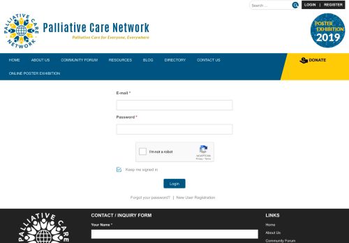 
                            4. Login | Palliative Care Network