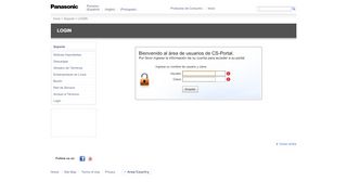 
                            13. Login - Panasonic