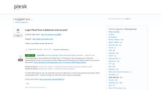 
                            4. Login Panel from subdomain and not port – Your Ideas for Plesk ...