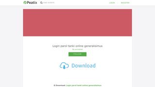 
                            5. Login parol tanki online generalisimus | Peatix