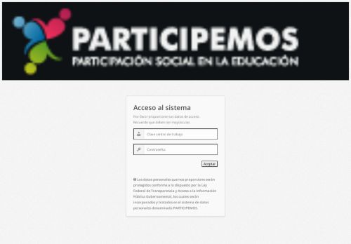 
                            1. Login - Participemos - Sec