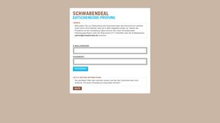 
                            1. Login | Partner | Schwabendeal