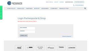 
                            12. Login Partnerportal | Infinigate Deutschland