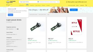 
                            7. Login Passei Direto - Eletrônicos, Áudio e Vídeo no Mercado Livre ...