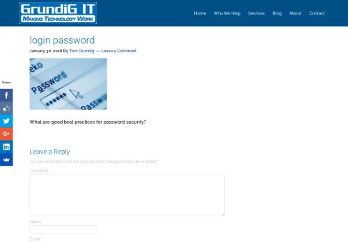 
                            9. login password | Grundig IT