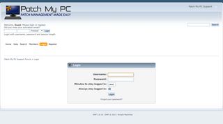 
                            4. Login - Patch My PC