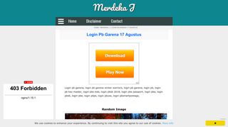 
                            7. Login Pb Garena 17 Agustus - Merdeka J