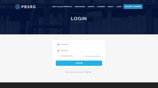 
                            6. Login - PBSRG