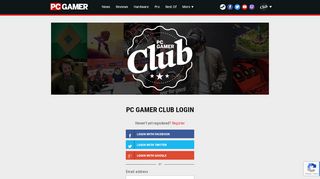 
                            10. Login - PC Gamer Club