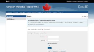 
                            9. Login - PCT E-Filing - Canadian Intellectual Property Office