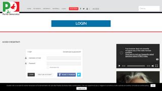 
                            4. Login - PD Veneto - Il Veneto Forte