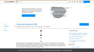 
                            6. Login pelo facebook SDK - Stack Overflow em Português