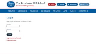 
                            11. Login - Pembroke Hill School