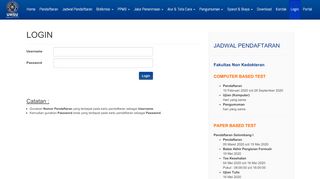 
                            4. Login - Penerimaan Mahasiswa Baru - Universitas ... - Penmaru UMSU