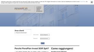 
                            11. Login - PensPlan Invest SGR SpA - Trentino - Alto Adige