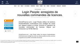 
                            11. Login People: enregistre de nouvelles commandes de licences.