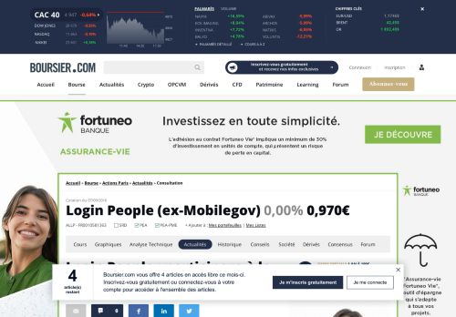 
                            12. Login People : participera à la WPC de Microsoft - Bourse