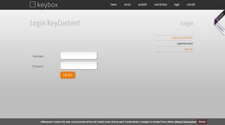 
                            7. Login per gli utenti Keybox