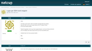 
                            7. Login per SSH nicht möglich - vServer / Server / KVM-Server ...