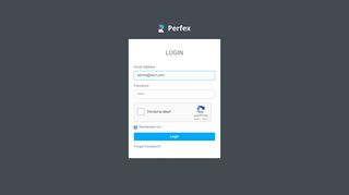 
                            1. Login | Perfex CRM