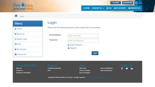 
                            5. Login - PetroJobs Oman