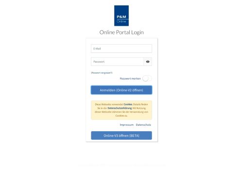 
                            1. Login — PFEIFFER & MAY