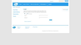 
                            3. Login - Pfizer