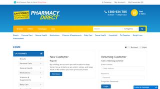 
                            6. Login - Pharmacy Direct – Buy Direct & Save! SHOP NOW!