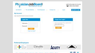 
                            12. Login - Physician Job Board