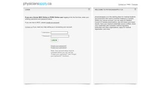 
                            6. LOGIN - physiciansapply.ca