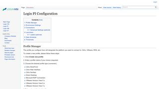 
                            9. Login PI Configuration - Login VSI Documentation