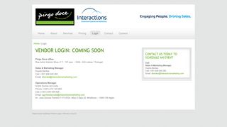 
                            8. Login: Pingo Doce Interactions