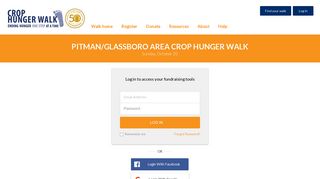 
                            8. Login - Pitman/Glassboro Area CROP Hunger Walk