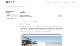 
                            1. Login – pixx.io Helpcenter