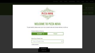 
                            7. Login - Pizza Nova