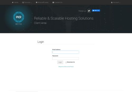 
                            6. Login - PKR Hosting