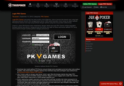 
                            5. Login PKV Games - JQKPoker