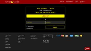 
                            13. Login - Planet 7 Casino