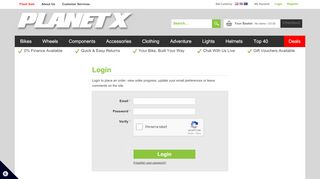 
                            12. Login | Planet X