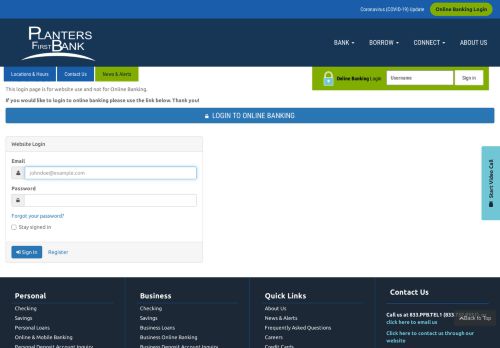 
                            1. Login | Planters First Bank