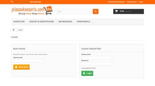 
                            4. Login - Plasa Aksesoris