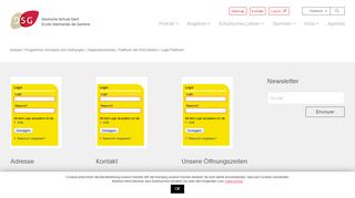 
                            11. Login Plattform - DSG