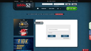 
                            8. Login & Play Online Rummy at Adda52rummy.com