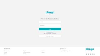 
                            1. Login - plenigo