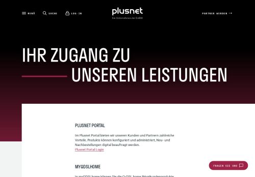
                            3. Login ‒ Plusnet GmbH