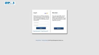 
                            3. Login - PMI Single Sign-On
