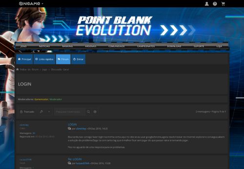 
                            2. LOGIN - Point Blank - Ongame