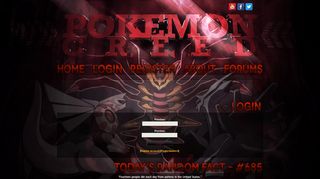 
                            3. Login - Pokemon Creed - Online Pokemon RPG