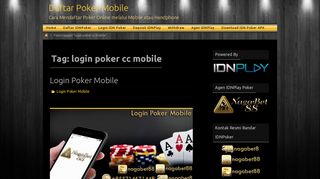 
                            2. login poker cc mobile | Daftar Poker Mobile